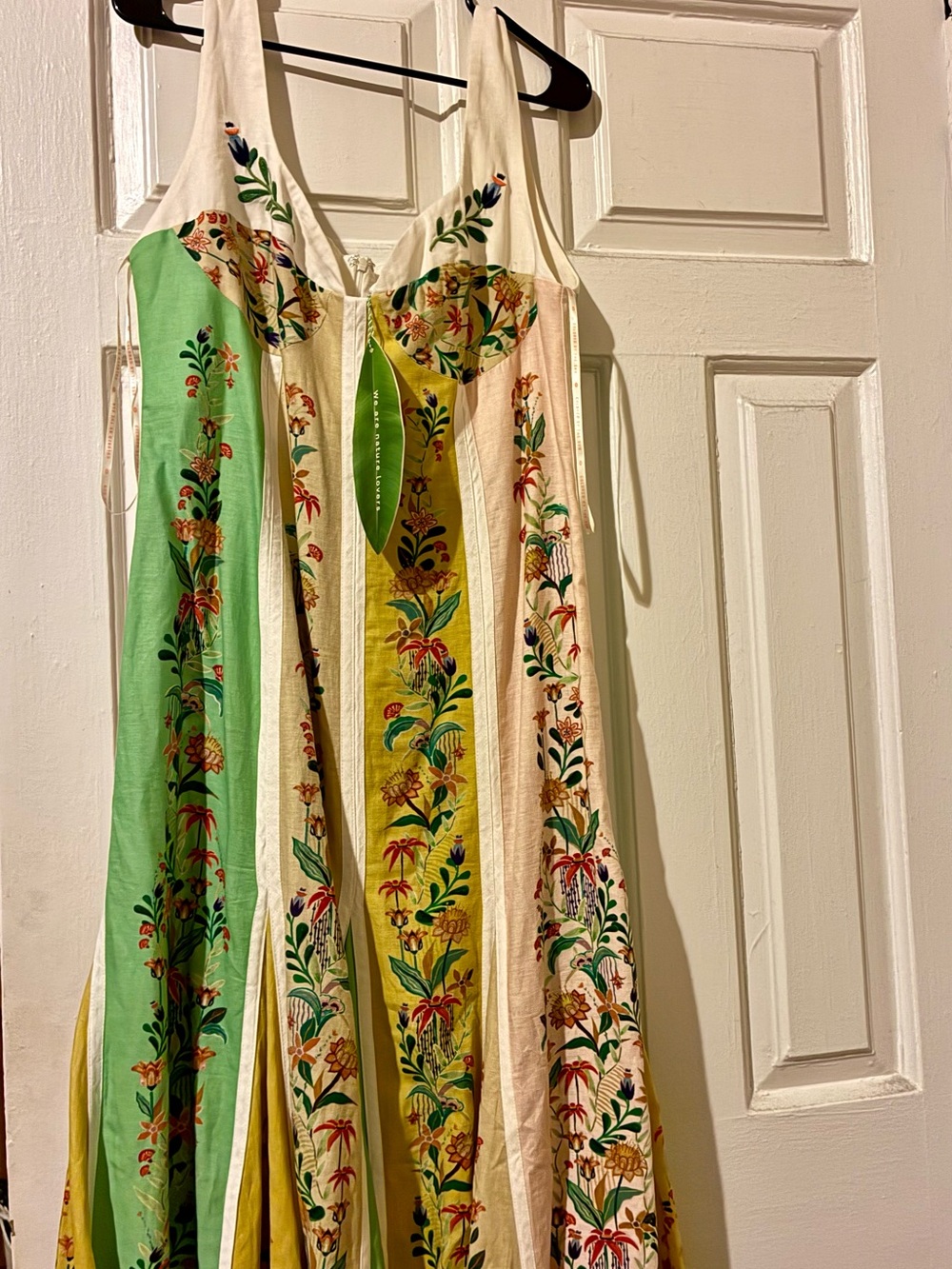 Farm Rio Delicate Floral Stripes LENZING Maxi Dress XL - Picture 5 of 5